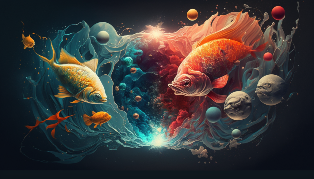 best ai art prompts home page image with fish